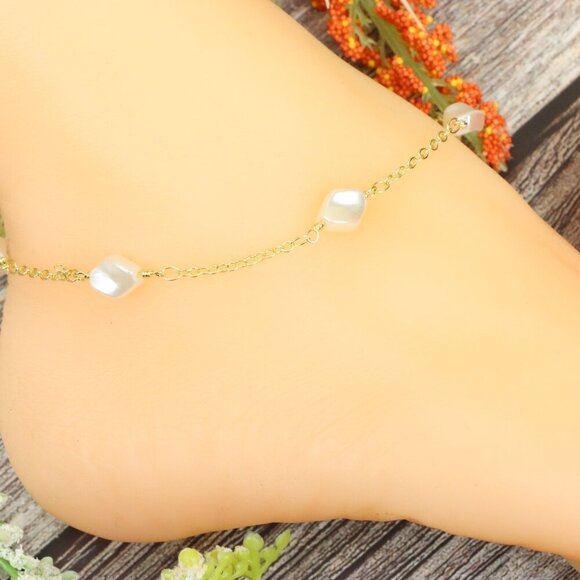 "Elegant Handmade Anklet – Delicate Jewelry for Women, MAR091775 - Picture 8 of 10